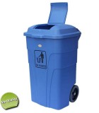 Κάδος Aπορριμμάτων 120Lit Εξοπλισμός - Μηχανήματα Καθαρισμού