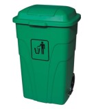 Κάδος Aπορριμμάτων 120Lit Εξοπλισμός - Μηχανήματα Καθαρισμού