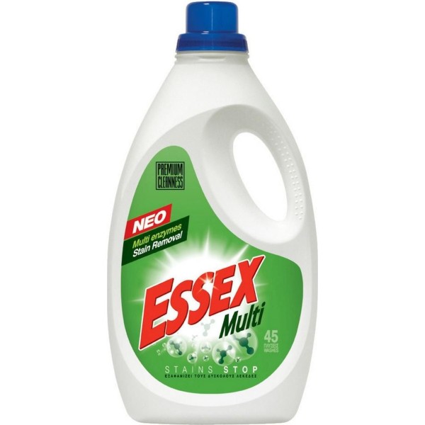 ESSEX Υγρό Απορρυπαντικό Ρούχων Multi 45Μεζούρες ESSEX Υγρό Απορρυπαντικό Ρούχων Multi 45Μεζούρες