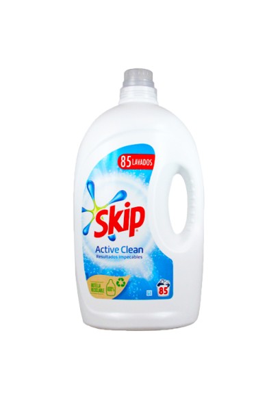 SKIP Active Clean Υγρό Απορρυπαντικό Ρούχων 85Μεζούρες
