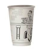 Χάρτινα Ποτήρια Με Σχέδια 380ml, 20τμχ 