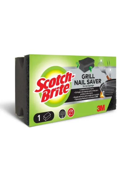 SCOTCH BRITE Nailsaver Σφουγγάρι Για BBQ & Σχάρες SCOTCH BRITE Nailsaver Σφουγγάρι Για BBQ & Σχάρες