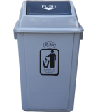 Κάδος Aπορριμμάτων Mε Παλλόμενο Καπάκι 50Lit  Εξοπλισμός - Μηχανήματα Καθαρισμού