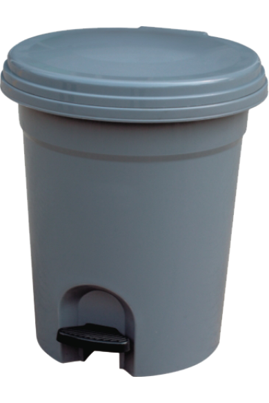 Κάδος Kυλινδρικός Με Πεντάλ 8Lit 