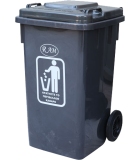 Κάδος Απορριμμάτων Με Καπάκι & Ρόδες 100Lit Εξοπλισμός - Μηχανήματα Καθαρισμού