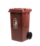 Κάδος Απορριμμάτων Με Καπάκι & Ρόδες 100Lit Εξοπλισμός - Μηχανήματα Καθαρισμού