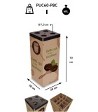 Kάδος Aνακύκλωσης Χάρτινος Με Σύστημα Συλλογής Ποτηριών 60Lit Εξοπλισμός - Μηχανήματα Καθαρισμού