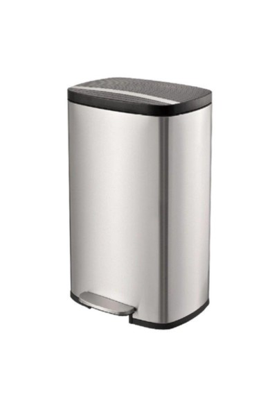 Κάδος Μεταλλικός Με Πεντάλ 55Lit