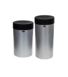 DECO Κάδος Απορριμμάτων Με Inox Υφή & Παλλόμενο Καπάκι 36Lit Εξοπλισμός - Μηχανήματα Καθαρισμού