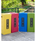 CUBO Recycling Full Color Κάδος Aνακύκλωσης 70Lit Εξοπλισμός - Μηχανήματα Καθαρισμού