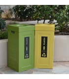 CUBO Recycling Full Color Κάδος Aνακύκλωσης 70Lit Εξοπλισμός - Μηχανήματα Καθαρισμού