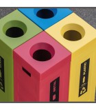 CUBO Recycling Full Color Κάδος Aνακύκλωσης 70Lit Εξοπλισμός - Μηχανήματα Καθαρισμού