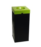 CUBO Recycling Colored Covers Μαύρος Κάδος 70Lit Εξοπλισμός - Μηχανήματα Καθαρισμού