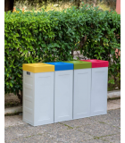 CUBO Recycling Colored Covers Κάδος 70Lit Εξοπλισμός - Μηχανήματα Καθαρισμού