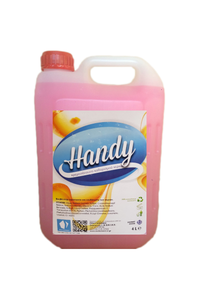 HANDY Υγρό Σαπούνι Χεριών Φράουλα 4Lit
