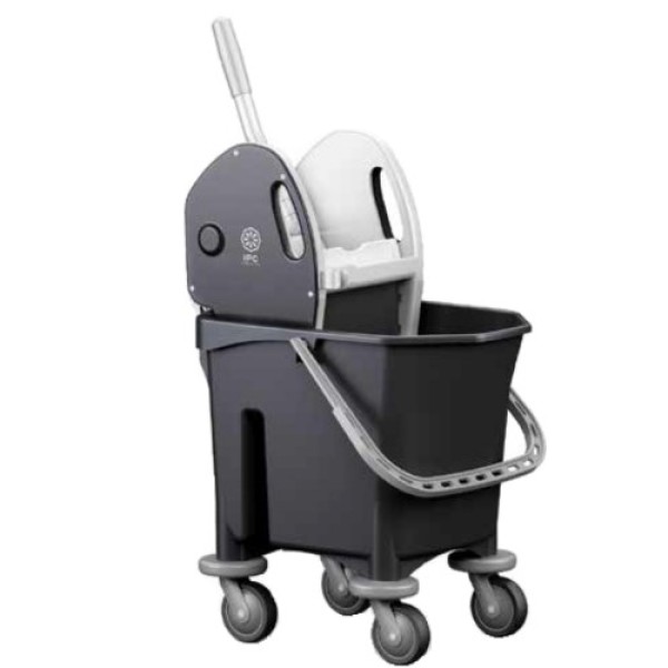 Πλαστικό Καρότσι Μονό Με Πρέσα 25Lit Είδη Καθαρισμού