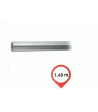 Κοντάρι Αλουμινίου Ριγέ 1,40Μ (Χωρίς σπείρωμα) Είδη Καθαρισμού