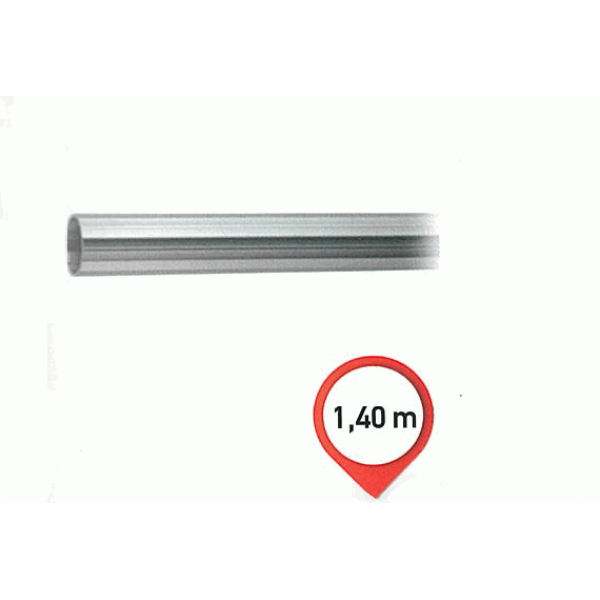 Κοντάρι Αλουμινίου Ριγέ 1,40Μ (Χωρίς σπείρωμα) Είδη Καθαρισμού