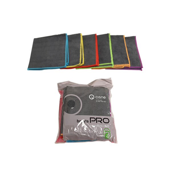 Πανί μικροφίμπρα HO.RE.CA. 36x38cm – Μαύρο (6τεμ)