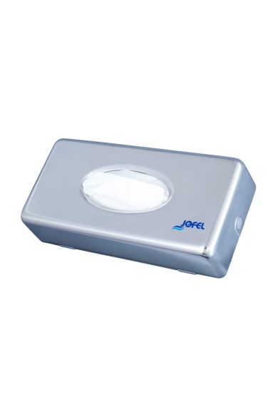 JOFEL Aνοξείδωτη Θήκη Για Χαρτομάντηλα Inox-Γυαλιστερό