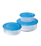 Φαγητοδοχείο Στρογγυλό Σετ 3Τμχ Χαρτικά - Αναλώσιμα