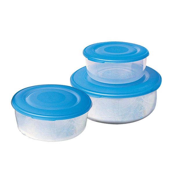 Φαγητοδοχείο Στρογγυλό Σετ 3Τμχ Χαρτικά - Αναλώσιμα