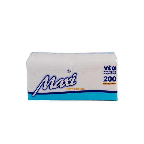 MAXI Χαρτοπετσέτα Οικιακής Χρήσης 1Φ 28x30εκ Χαρτικά - Αναλώσιμα MAXI Χαρτοπετσέτα Οικιακής Χρήσης 1Φ 28x30εκ Χαρτικά - Αναλώσιμα