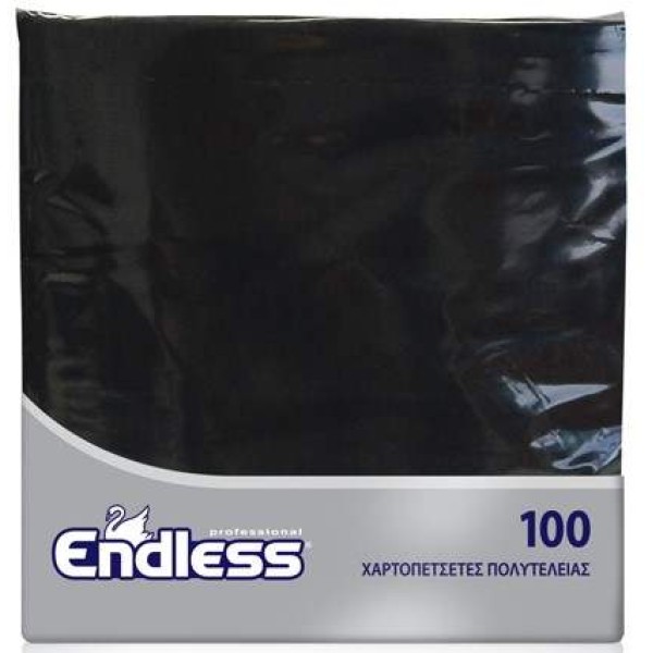 ENDLESS Χαρτοπετσέτα Πολυτελείας Μαύρη 2Φ 38x38εκ Χαρτικά - Αναλώσιμα ENDLESS Χαρτοπετσέτα Πολυτελείας Μαύρη 2Φ 38x38εκ Χαρτικά - Αναλώσιμα