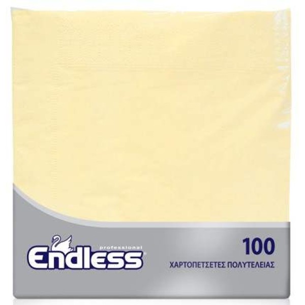 ENDLESS Χαρτοπετσέτα Πολυτελείας Κρεμ 2Φ 38x38εκ Χαρτικά - Αναλώσιμα ENDLESS Χαρτοπετσέτα Πολυτελείας Κρεμ 2Φ 38x38εκ Χαρτικά - Αναλώσιμα