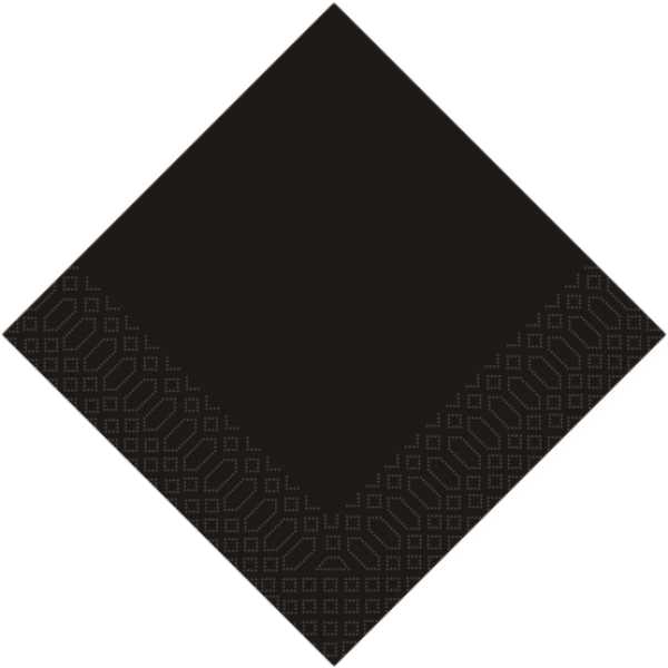 Χαρτοπετσέτα Πολυτελείας Μαύρη 2Φ 33x33εκ Χαρτικά - Αναλώσιμα