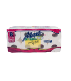 MAXI Χαρτί Υγείας Λείο 2Φ 8 Ρολά Χαρτικά - Αναλώσιμα