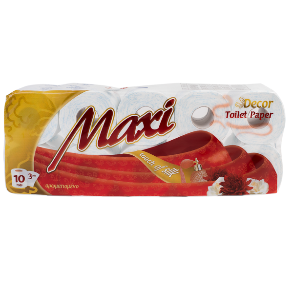 MAXI Χαρτί Υγείας Με Άρωμα Γκοφρέ 3Φ 10 Ρολά Χαρτικά - Αναλώσιμα MAXI Χαρτί Υγείας Με Άρωμα Γκοφρέ 3Φ 10 Ρολά Χαρτικά - Αναλώσιμα