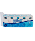 VELOUR Χαρτί Υγείας 3Φ 10 Ρολά Χαρτικά - Αναλώσιμα