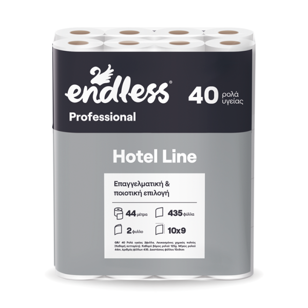 ENDLESS Professional Hotel Line Χαρτί Υγείας 2Φ 40 Ρολά Χαρτικά - Αναλώσιμα