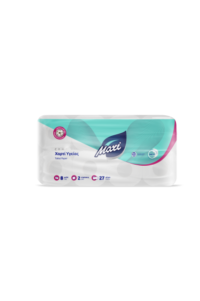 MAXI Deco Χαρτί Υγείας 2Φ 8 Ρολά MAXI Deco Χαρτί Υγείας 2Φ 8 Ρολά