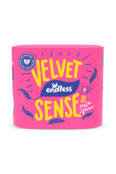 Endless Χαρτί Υγείας Earth Velvet Sense 4Φ 8 Ρολά Endless Χαρτί Υγείας Earth Velvet Sense 4Φ 8 Ρολά