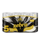 Zebra Deluxe Χαρτί Υγείας 5Φ 8 Ρολά Χαρτικά - Αναλώσιμα
